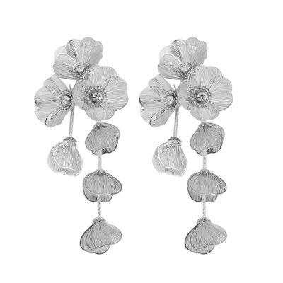 Πλατιωμένα πολυτελή ακουστικά Unisex Stud με vintage στυλ και γυαλισμένο χρυσό φινίρισμα