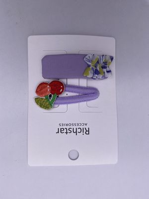 Ταιριωτά Πινάκια Μαλλιών για Παιδιά Σιδηρούν υλικό Πολλαπλή επιλογή χρώματος